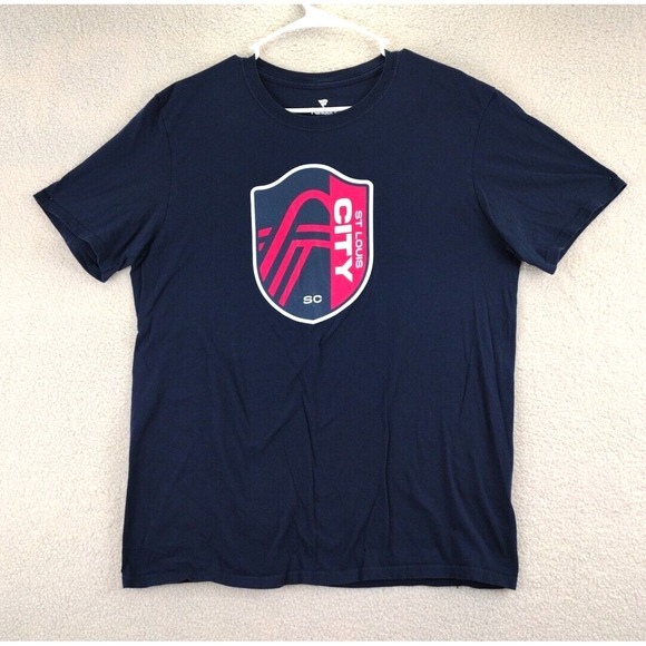 Fanatics St Louis City SC Navy Blue T Shirt Mens Large Soccer Athletic - Picture 8 of 16